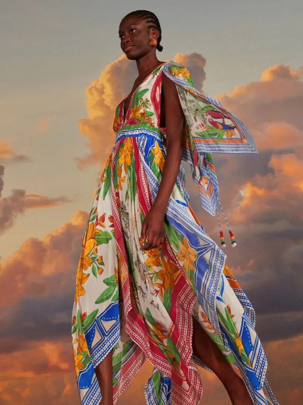 Farm Rio: Destination Kimono
Sleeve Midi Dress